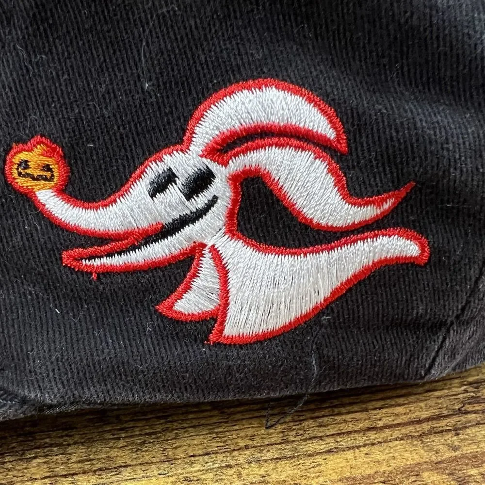 Nightmare Before Christmas Jack Skellington & Zero Snapback Hat Baseball Cap